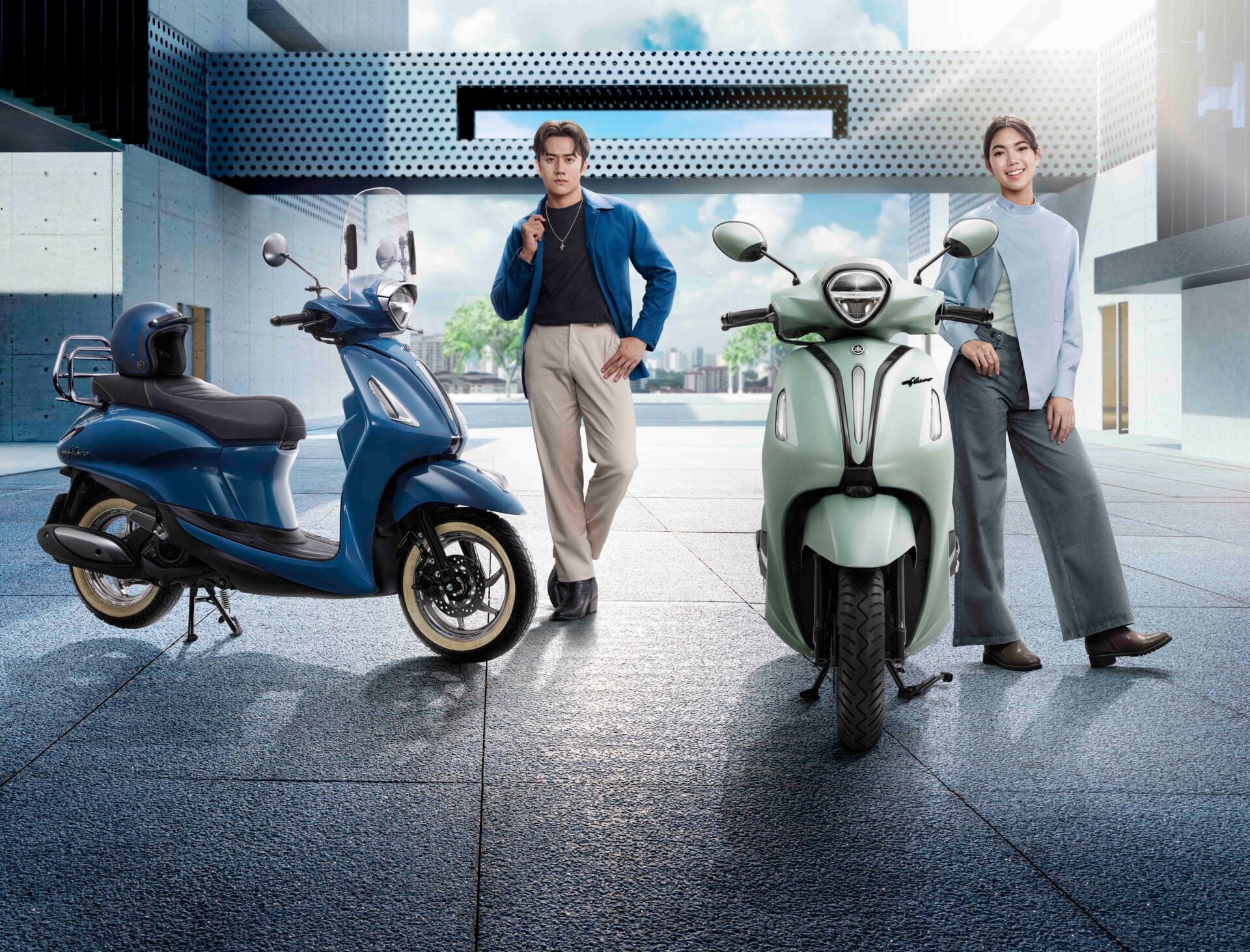 04 ยามาฮ่าเติมเฉดใหม่แห่งความคลาสให้ YAMAHA GRAND FILANO HYBRID