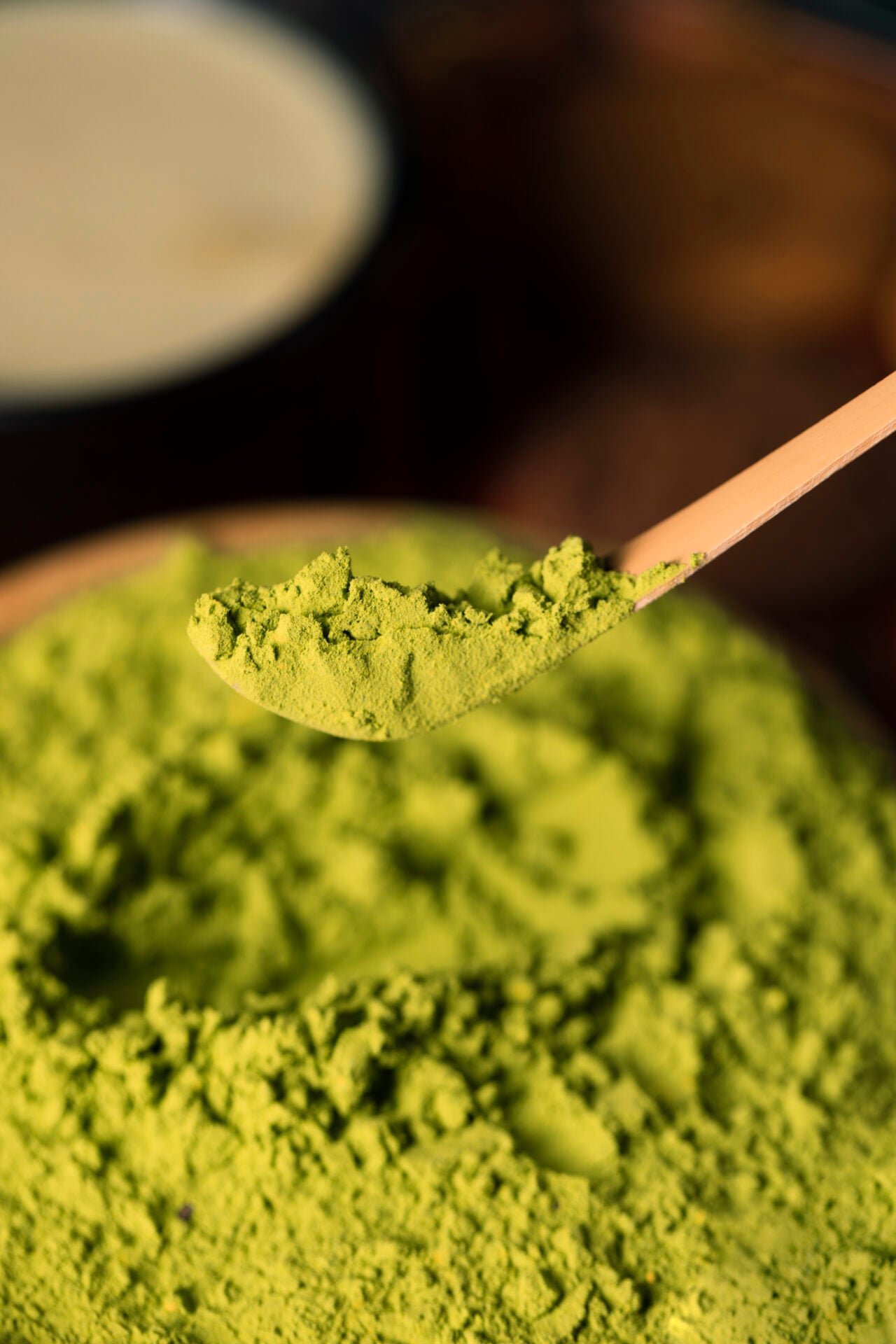 high-angle-green-asian-powder-tea-matcha