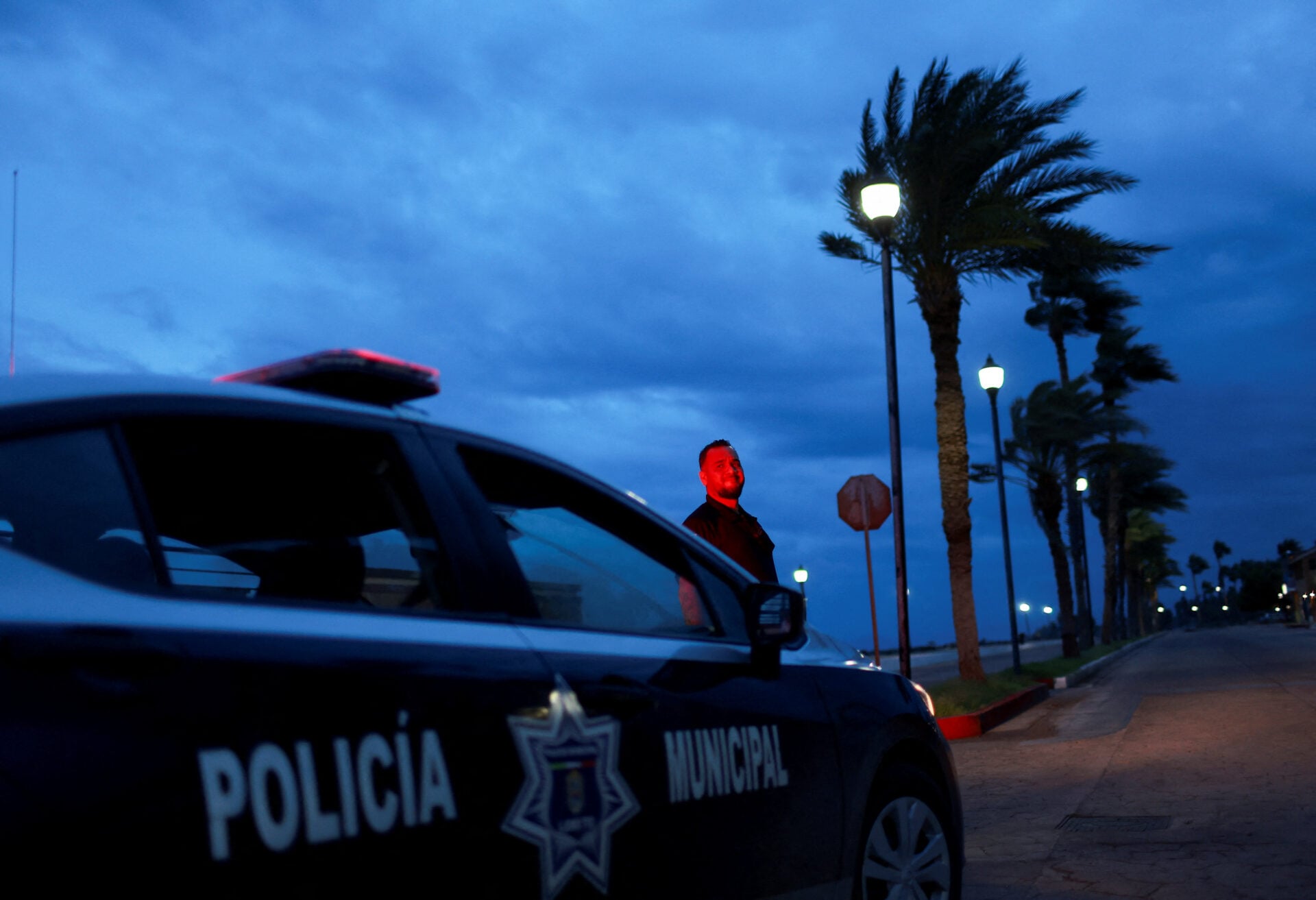 Hurricane Polo approaches Baja California Sur, in Loreto