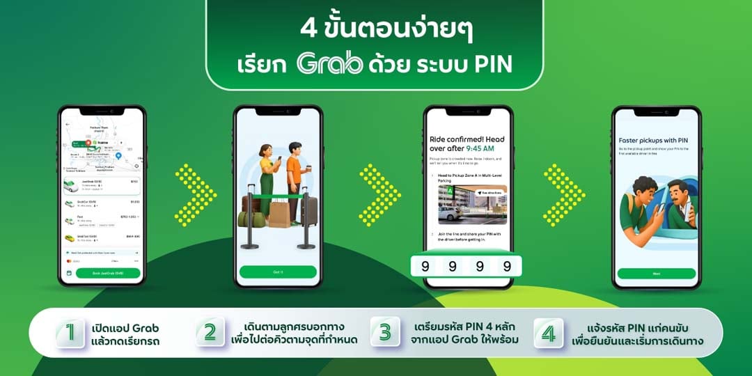 Grab Airport PIN TH