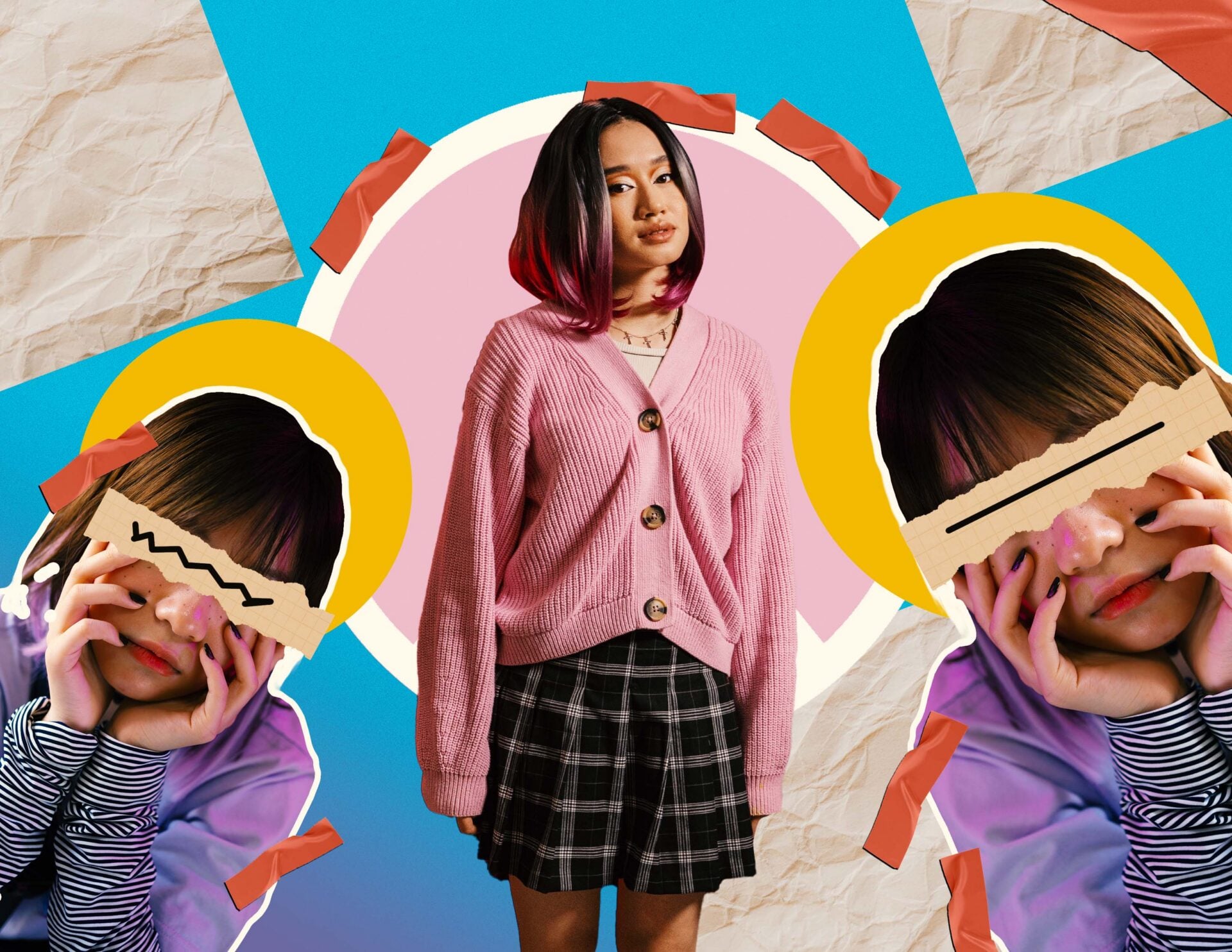 young-group-friends-collage-style-portrait