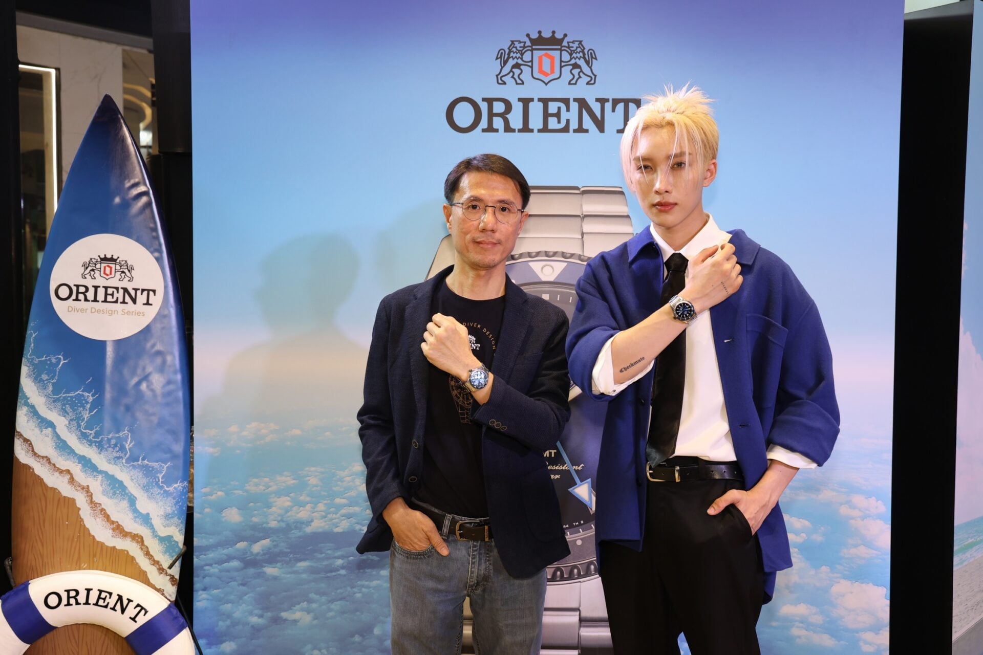 คม สัจจวโรดม_ผู้อำนวยการแบรนด์ Orient, โนอึล-ณัฐรัชต์ ตังวาย (1)