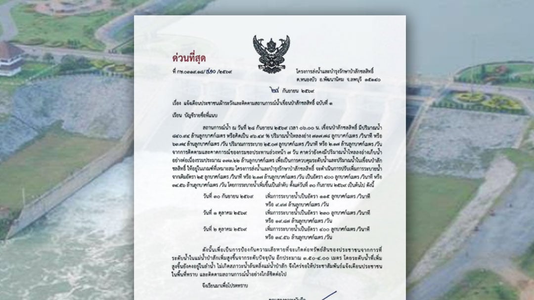 เขื่อนป่าสักชลสิทธิ์