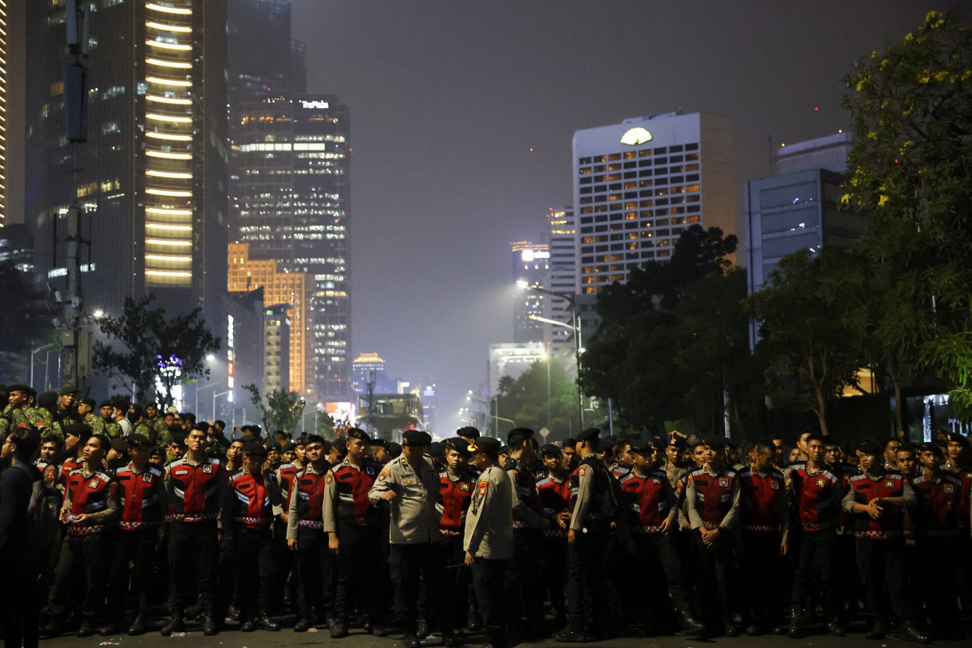 Protest against Indonesian President Prabowo Subianto's policies and the government's handling of wildfires in Jakarta